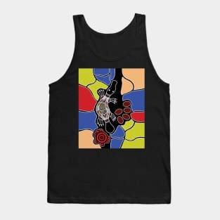 Aboriginal Art - Platypus Dreaming Small Tank Top